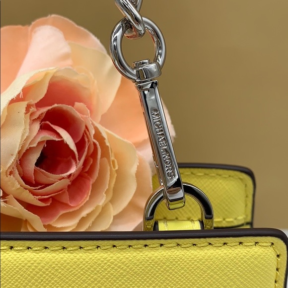 MICHAEL KORS RAYNE SM CROSSBODY SUNSHINE - Picture 10 of 16